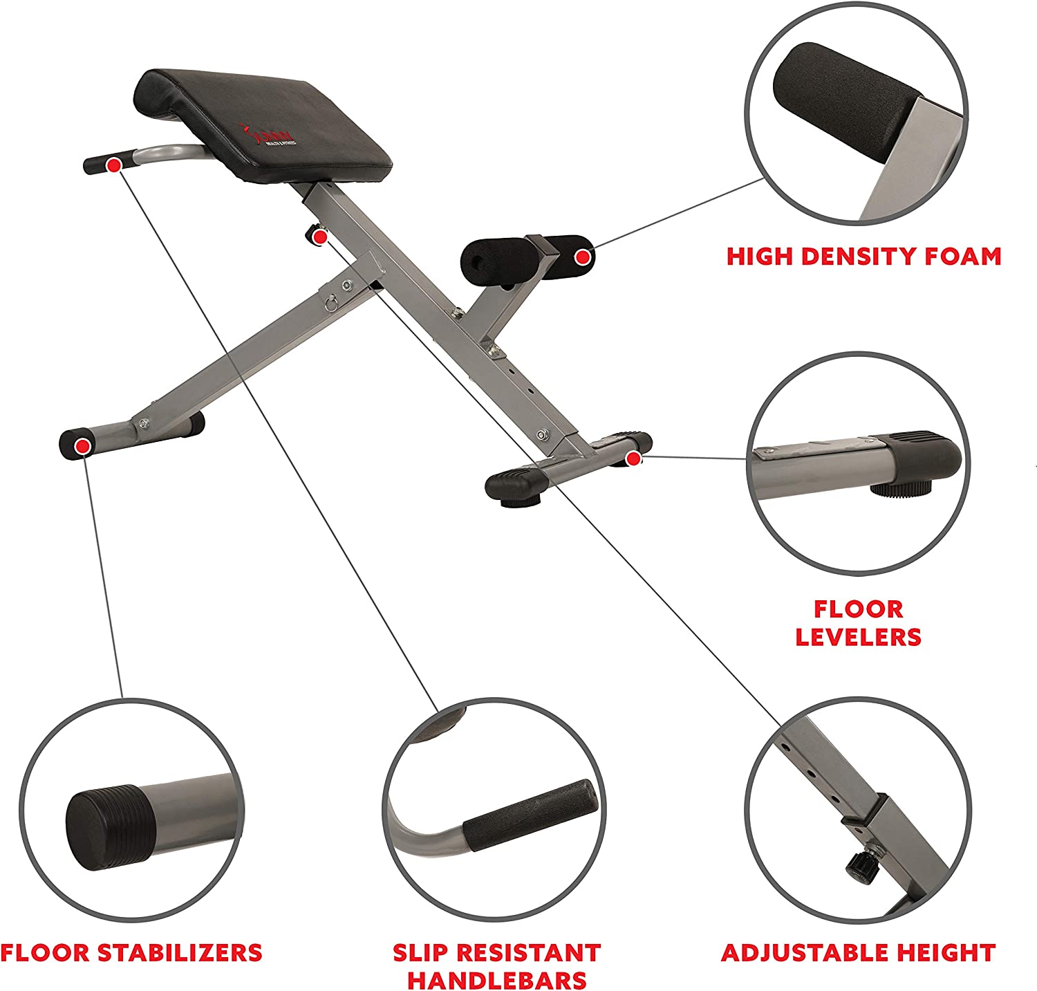 Sunny Health & Fitness Roman Chair