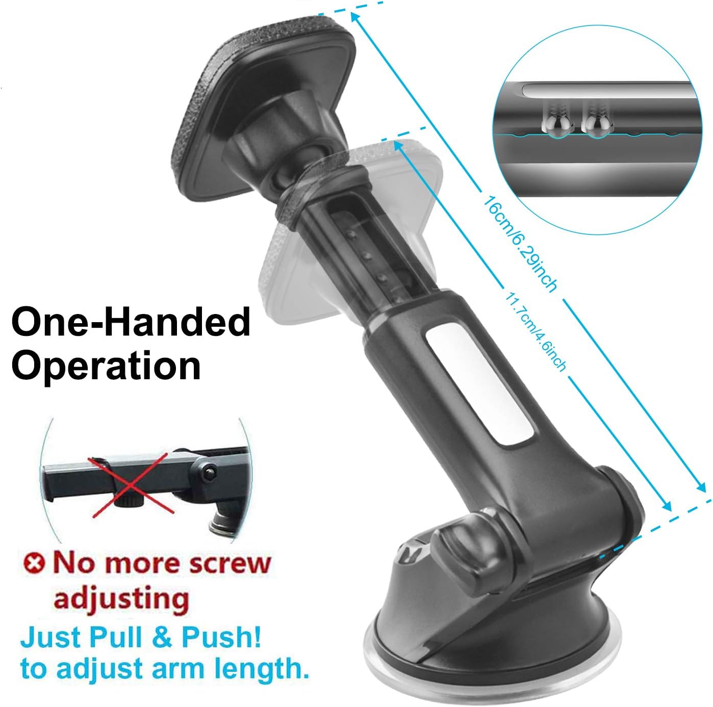 APPS2Car Ultimate Magnetic Suction Cup Phone Holder