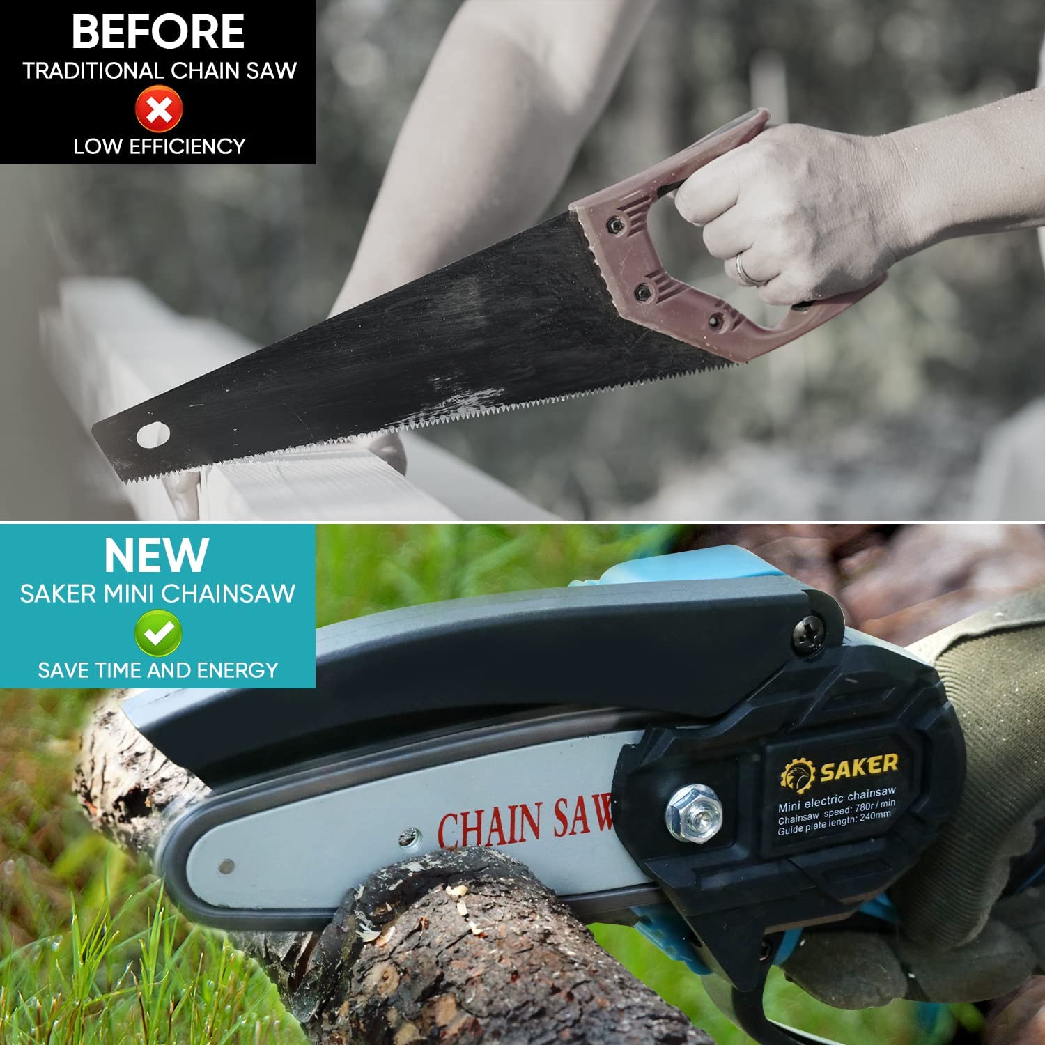 Saker Cordless Pruning Saw