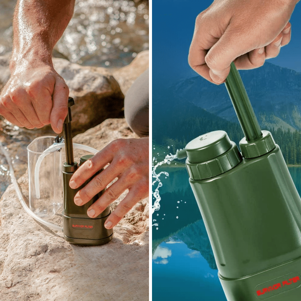 Survivor Filter Pro Hand-Pump Portable Water Filter