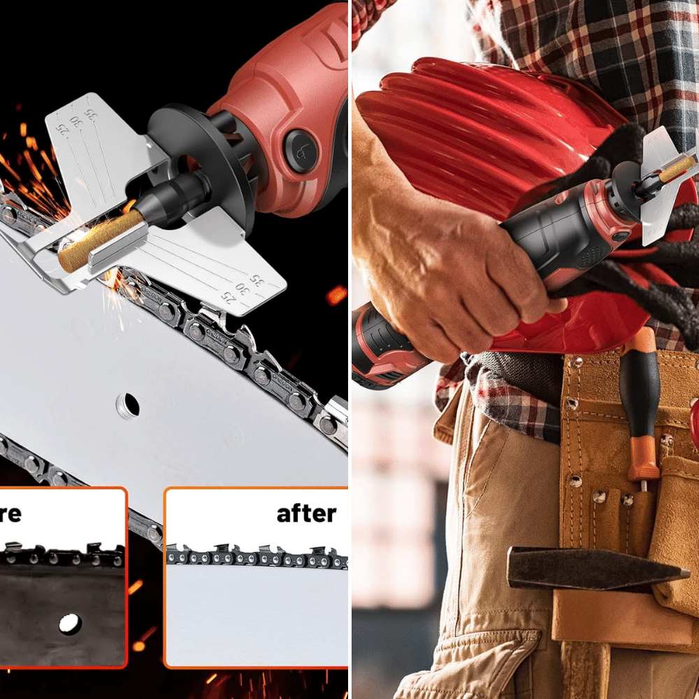 cordless chainsaw sharpener